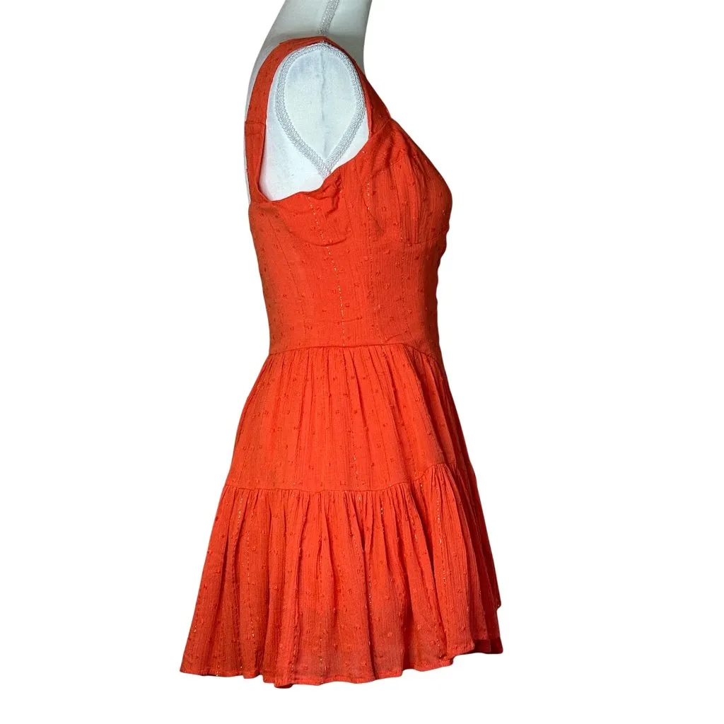 PQ Everly Romper in Passion XSmall Small New Womens Beach Resort Red - Image 6