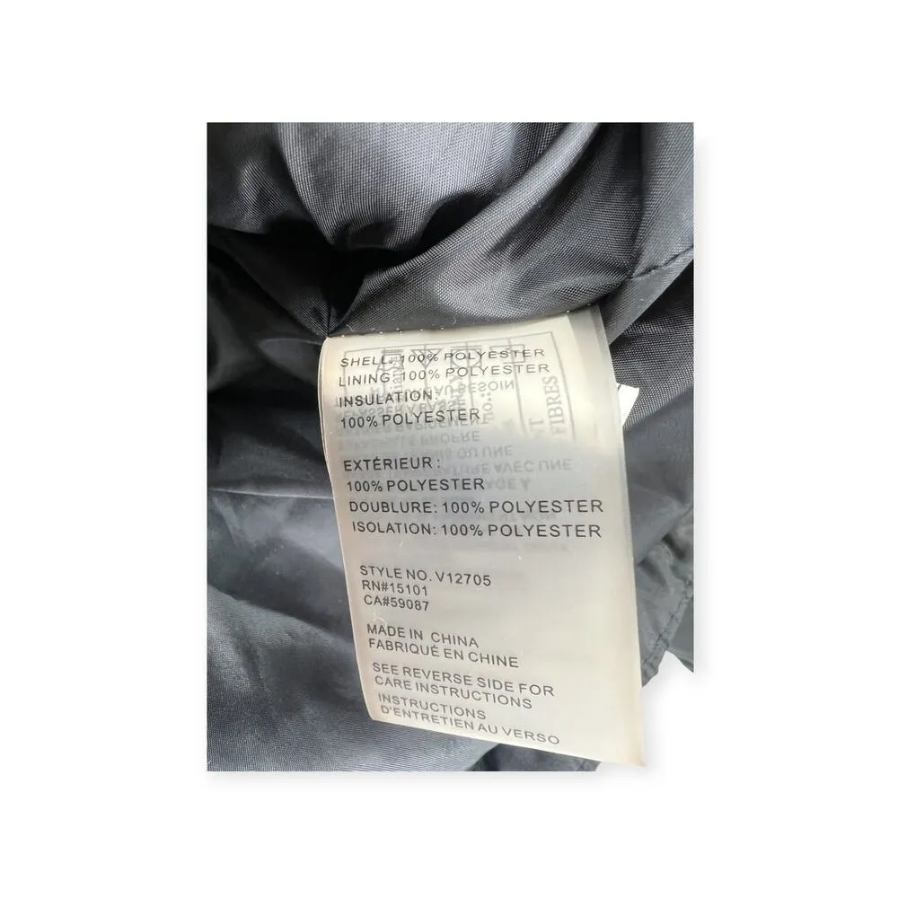 Vince Camuto | L | Womens Quilted High Neck Puffer Jacket Coat Black - Image 6