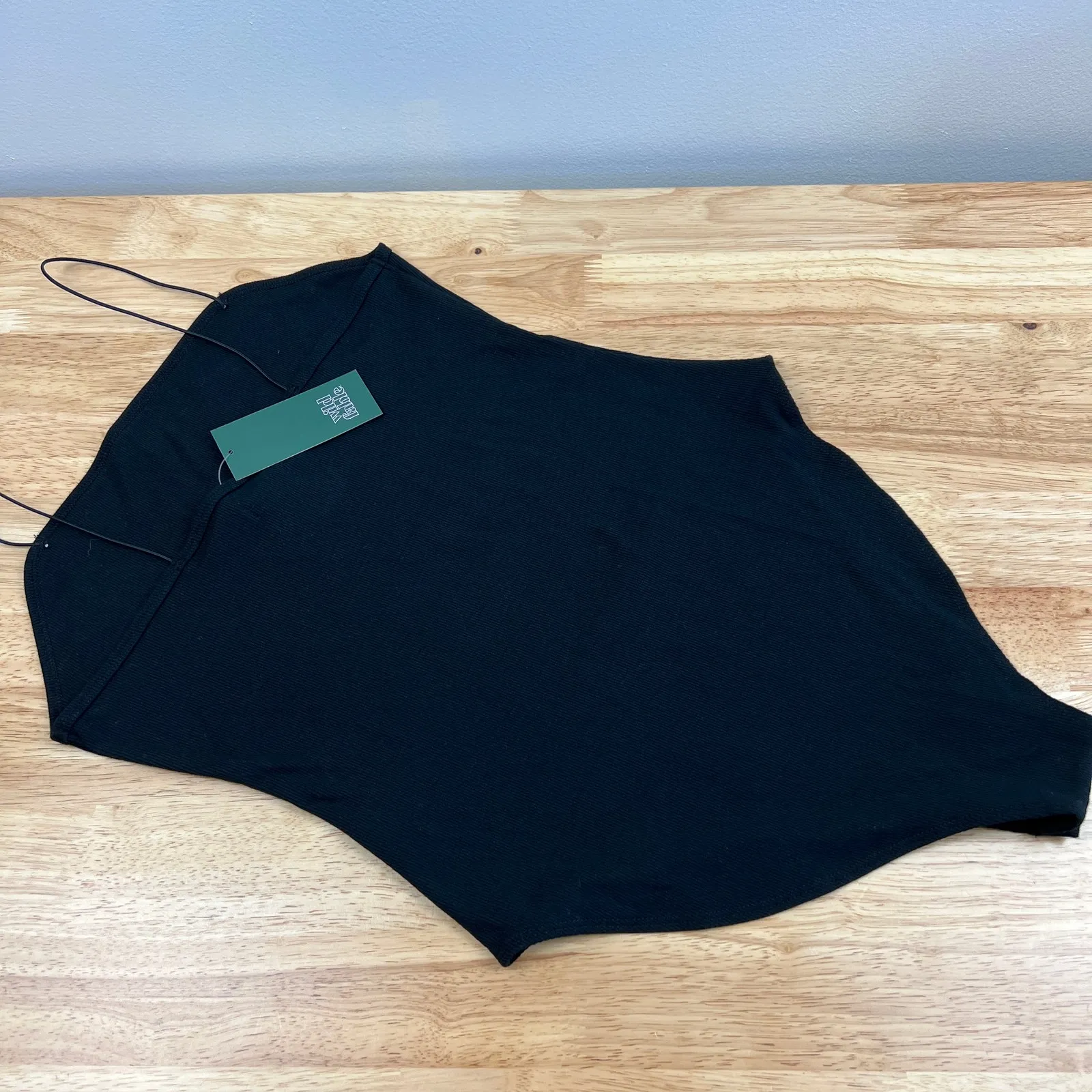 Wild Fable Women's Black Spaghetti Strap Bodysuit - Size Medium - NWT - Image 5