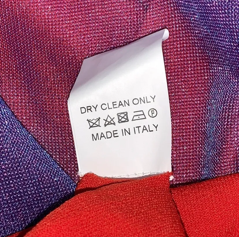 ATLEIN Runway Purple & Red Shimmer Shiny Twist Skirt 10 Multiple - Image 8