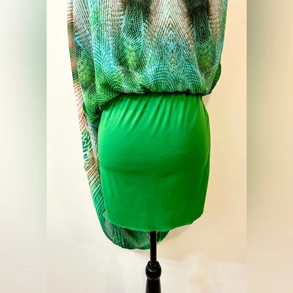 Fab’rik White Collection Tropical Print Strapless Maxi Dress Size Small - Image 9