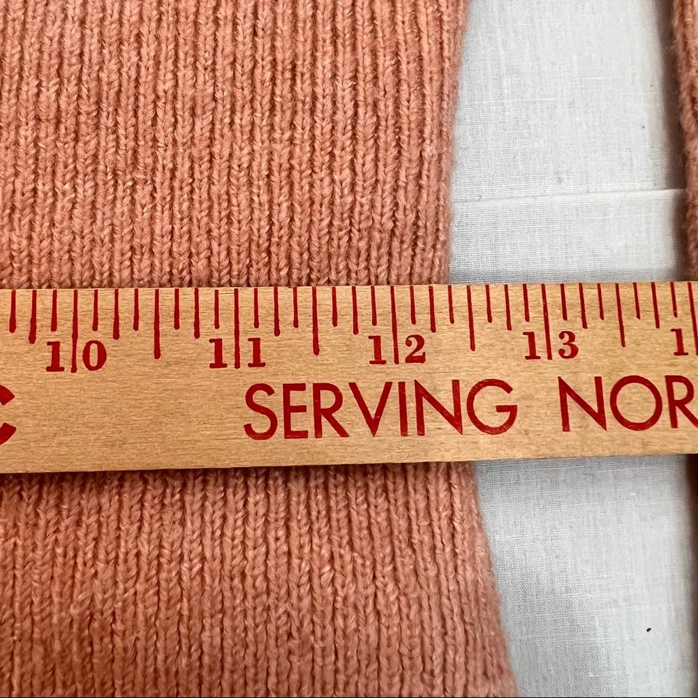 ASOS DESIGN Tall Scoop Neck Womens Sz O  US S Cardigan Pink Classic - Image 3