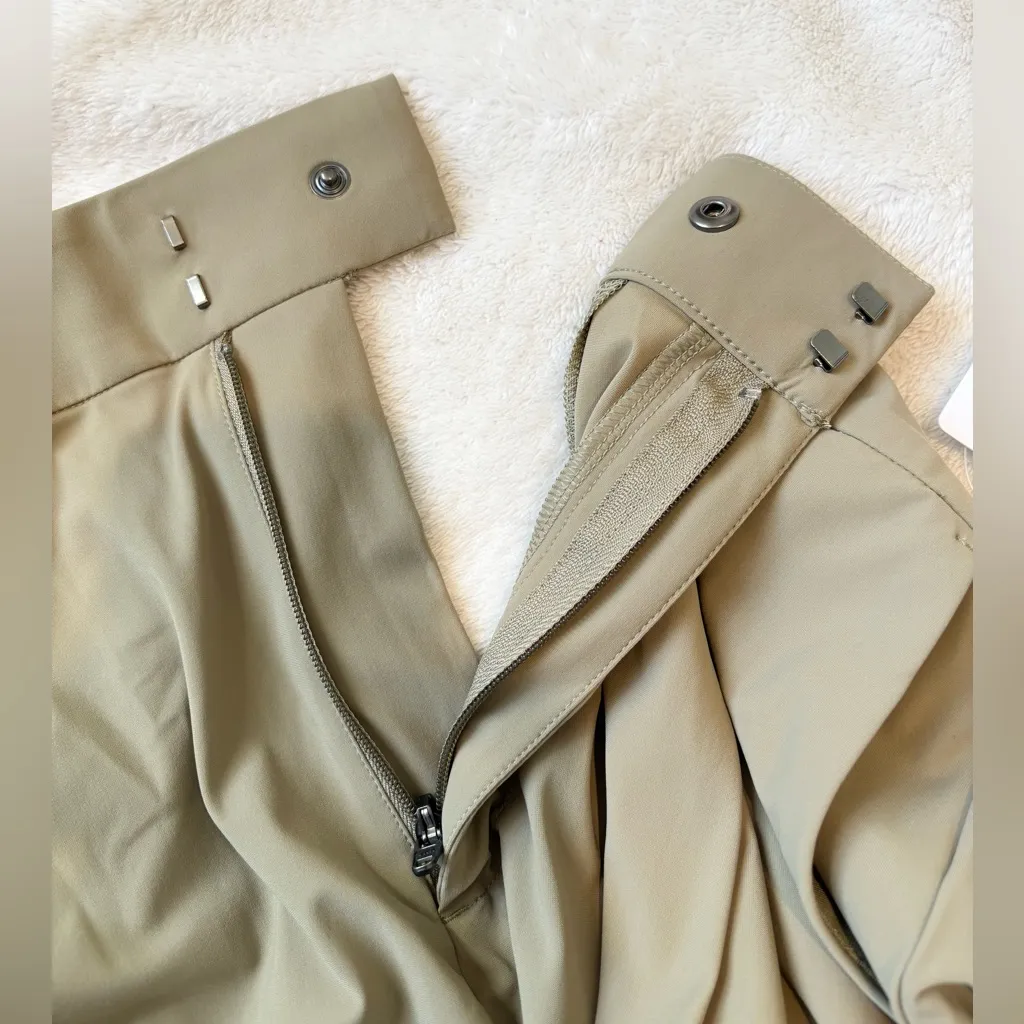 Athleta Women’s Pinnacle Trousers Olive Branch Green High Rise Wide Leg 14 NWT - Image 9