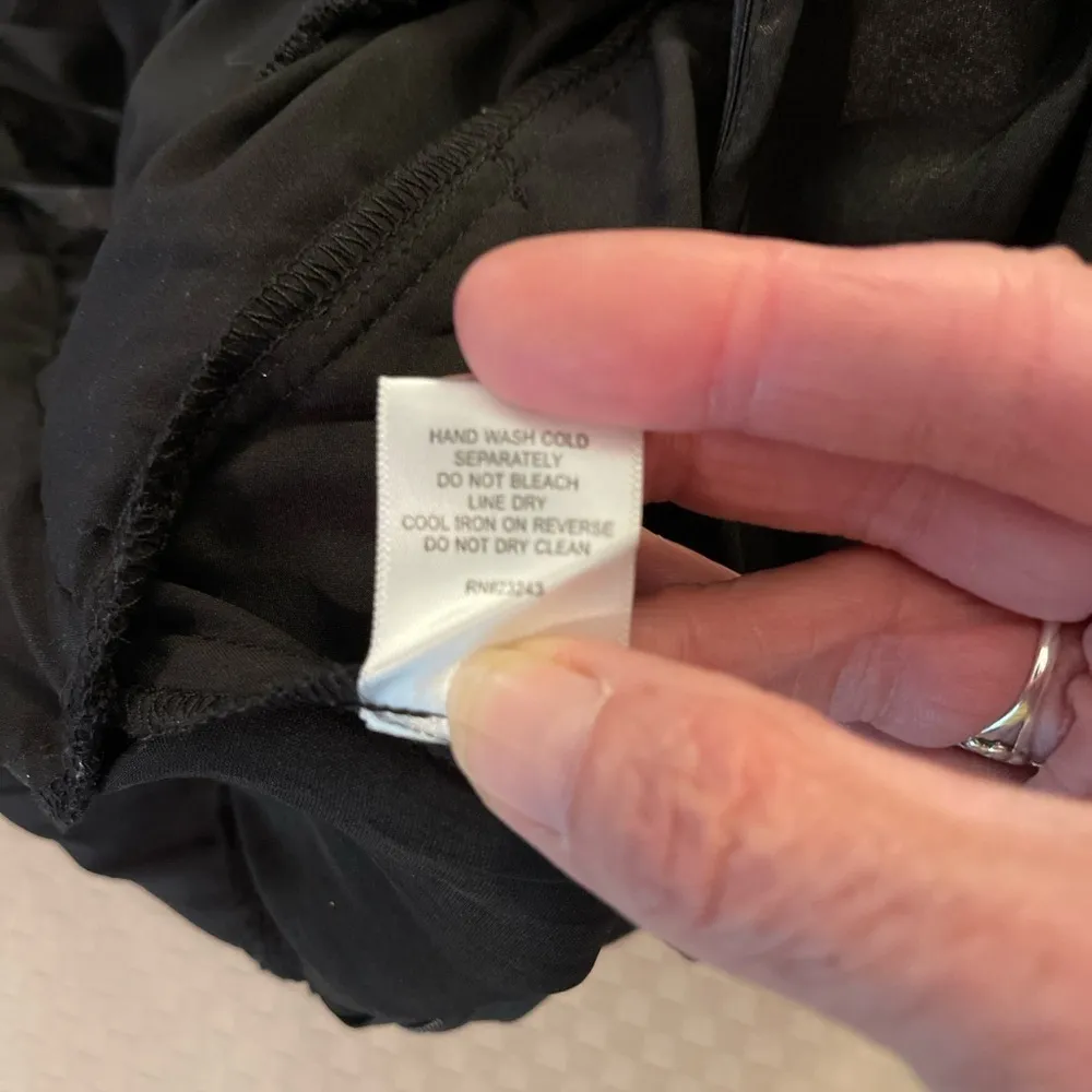 New York & Company Gabrielle Union black & gold strapless fringed jumpsuit. Sz 4 - Image 8