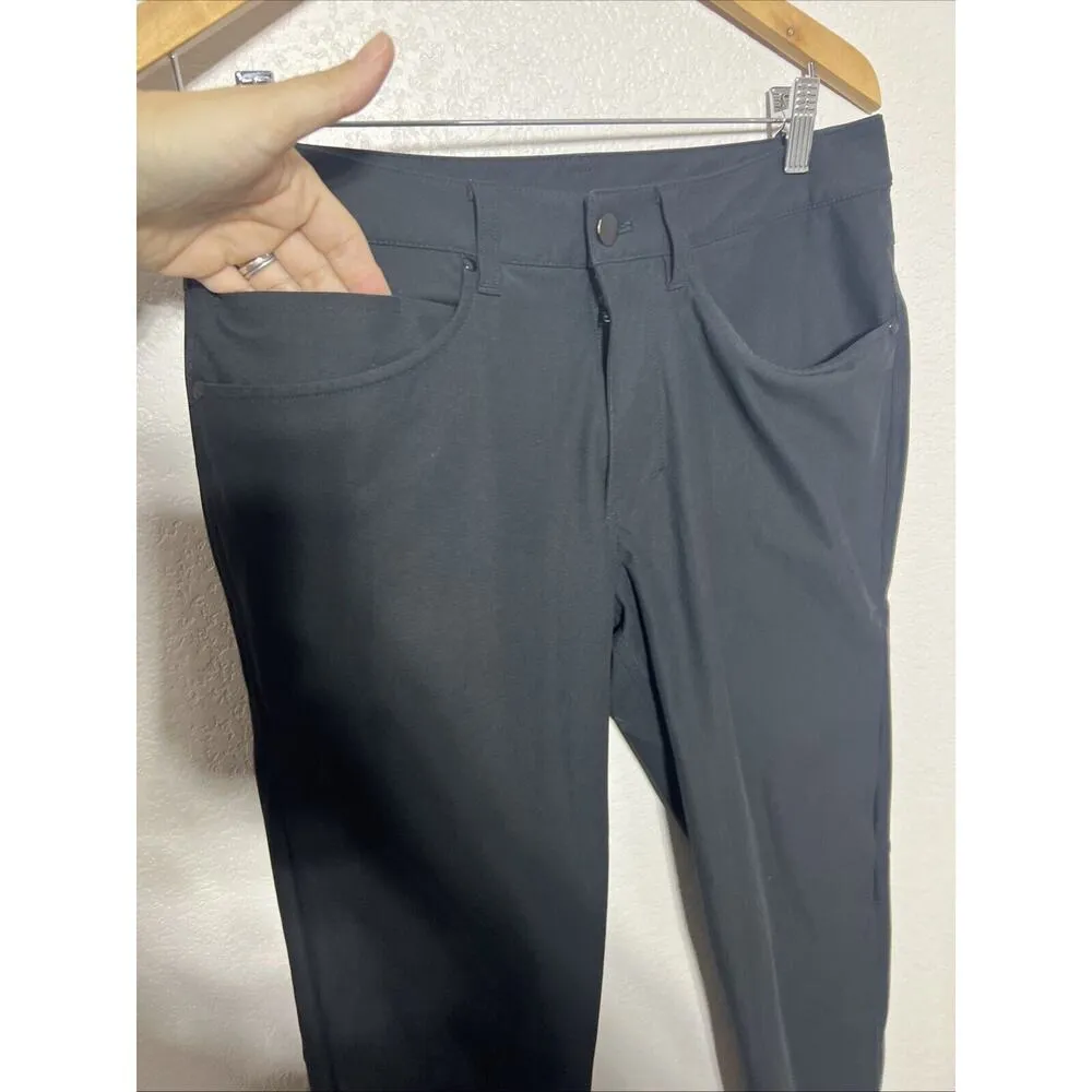 Lululemon ABC Pants Women Sz 29 Slim Fit Warpstreme 5 Pocket Blue LM5AD9S - Image 7
