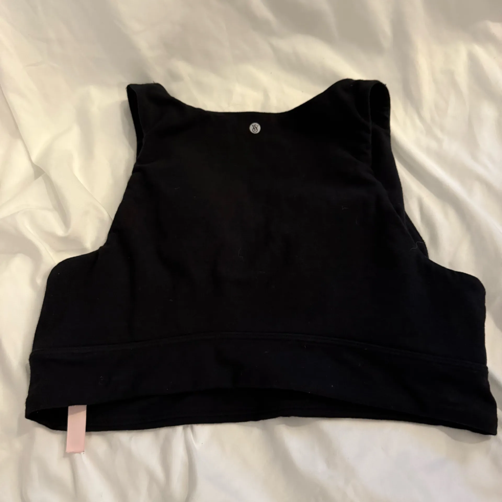EUC Victoria's Secret Cotton Cutout Longline Sports Bra - Image 4