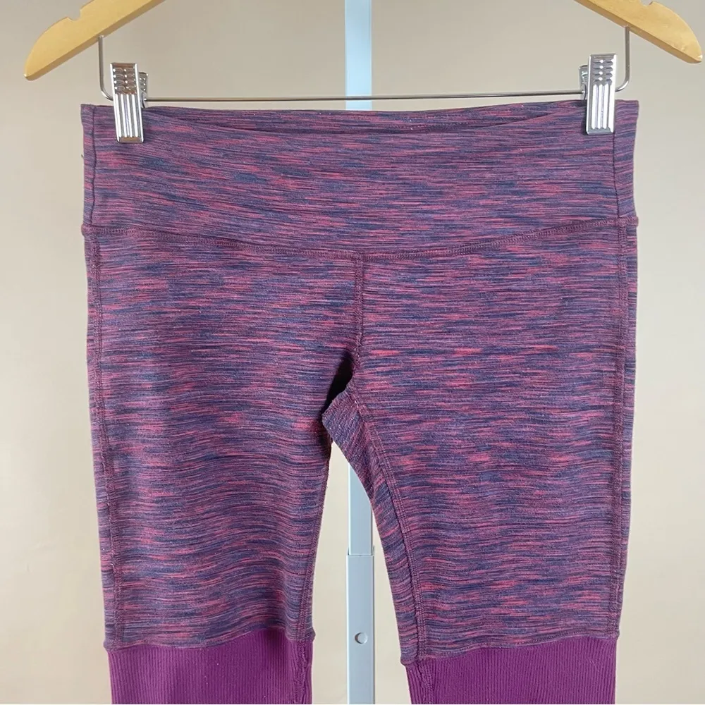 Alo Yoga Goddess Leggings High Rise Size Medium Tights Extra Long Ribbed Dance - Image 4