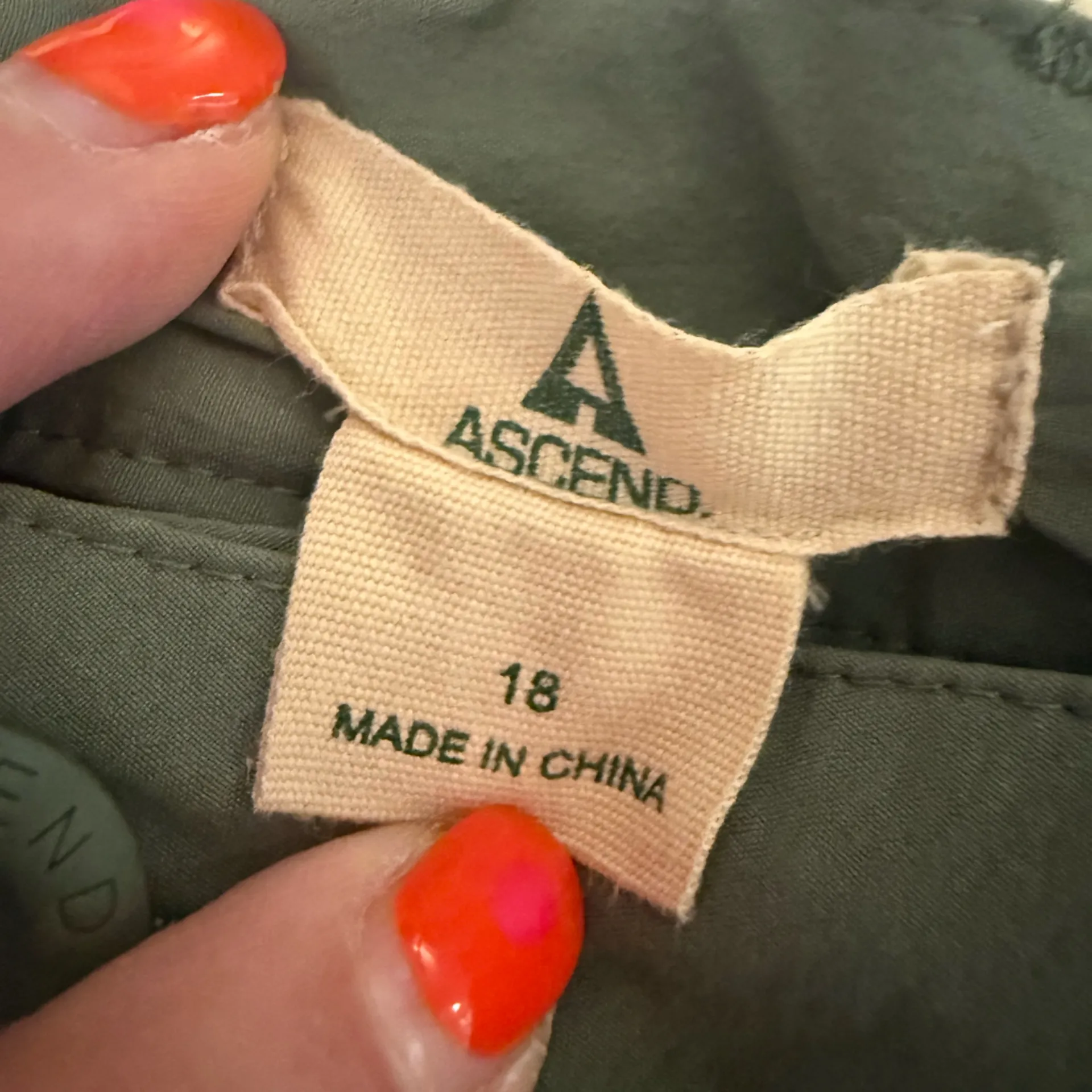 Ascend Forest Green Utility Shorts 18 - Image 4