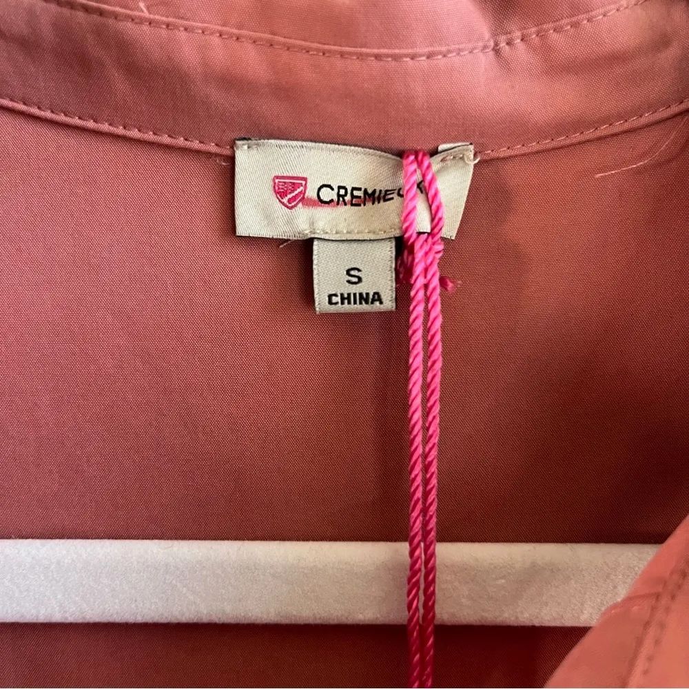 Daniel Cremieux Blouse Dusty Rose Pink Henley Buttons Collared Top Sz S NWT - Image 4