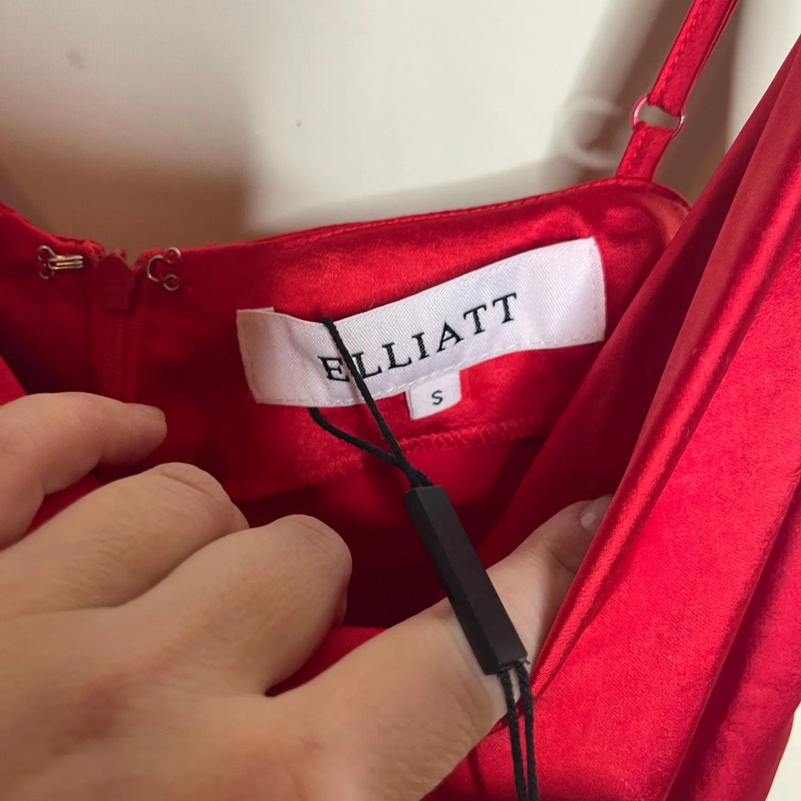 New ELLIATT x REVOLVE Jacinda Spaghetti Strap Dress in Poppy Red sz S - Image 6