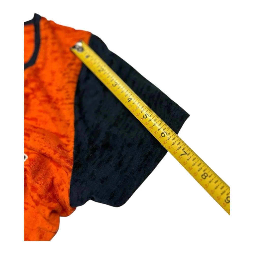 Detroit Tigers Women’s Graphic Tee – Orange & Navy, Size L - Image 5