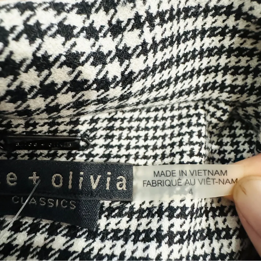 Alice + Olivia Macey One-Button Fitted Plaid Blazer NWOT - Image 9