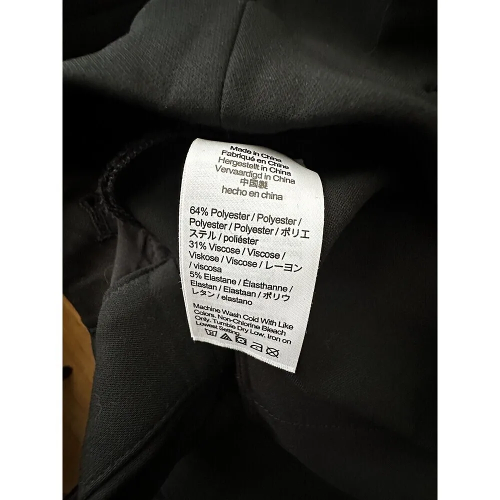 J.Crew $128 Sydney Wide Leg Pant Four Season Stretch Black Size 2P BN852 - Image 11