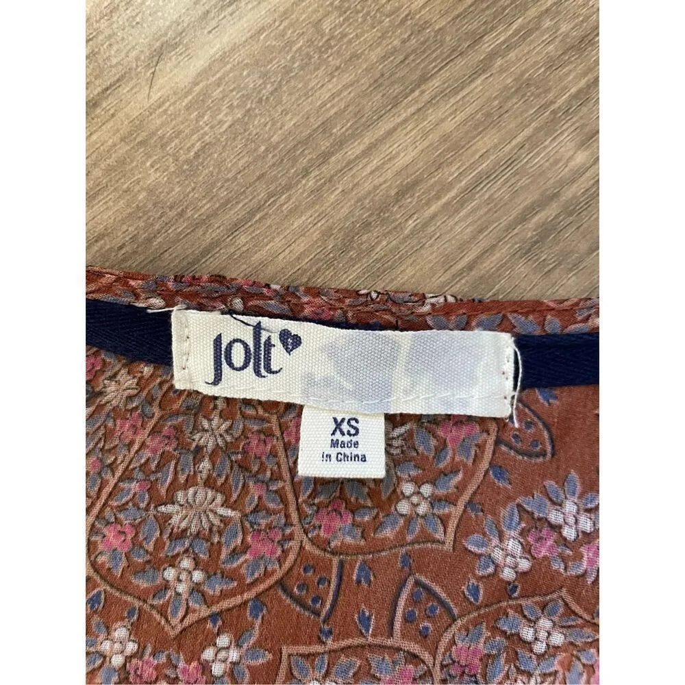 JOLT Crochet Trim Kimono, Size Small - Image 5