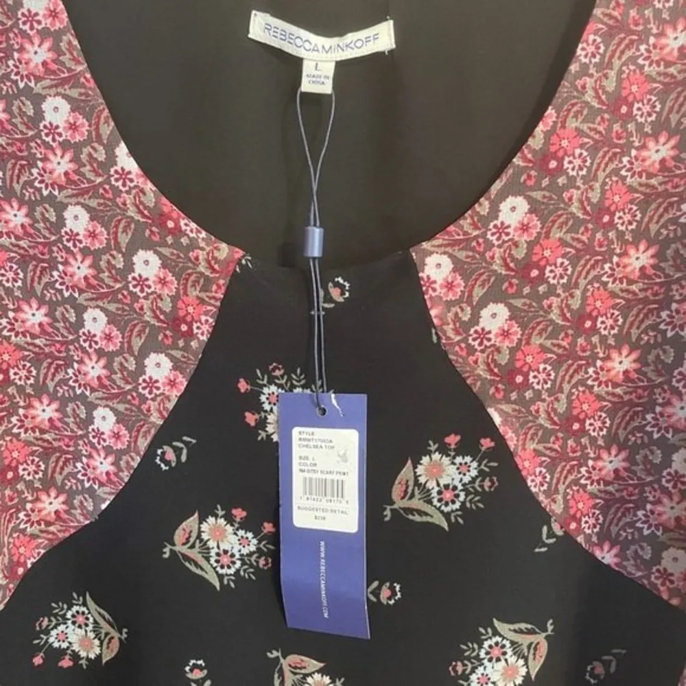 Rebecca Minkoff Cold Shoulder Floral Top - Image 4