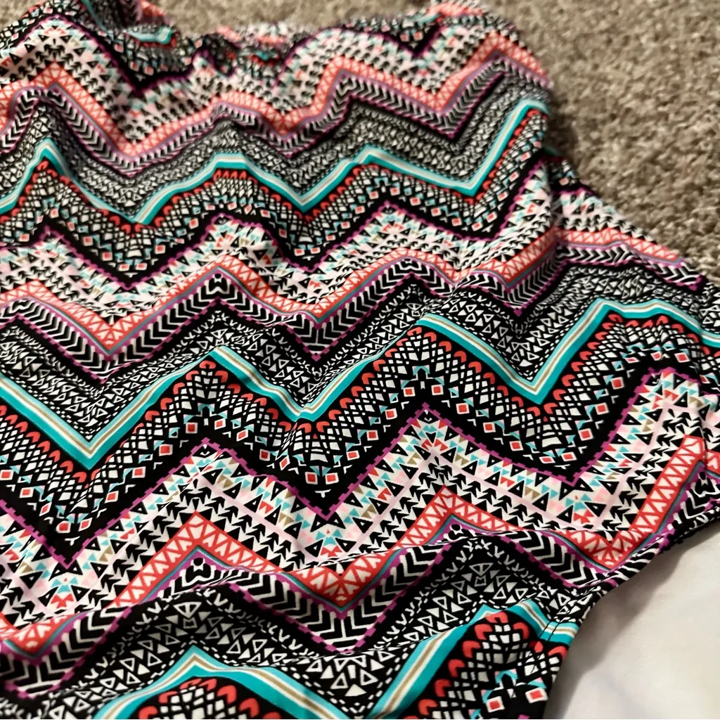 Jantzen Multicolor Chevron One Piece Swimsuit (R1) - Image 2