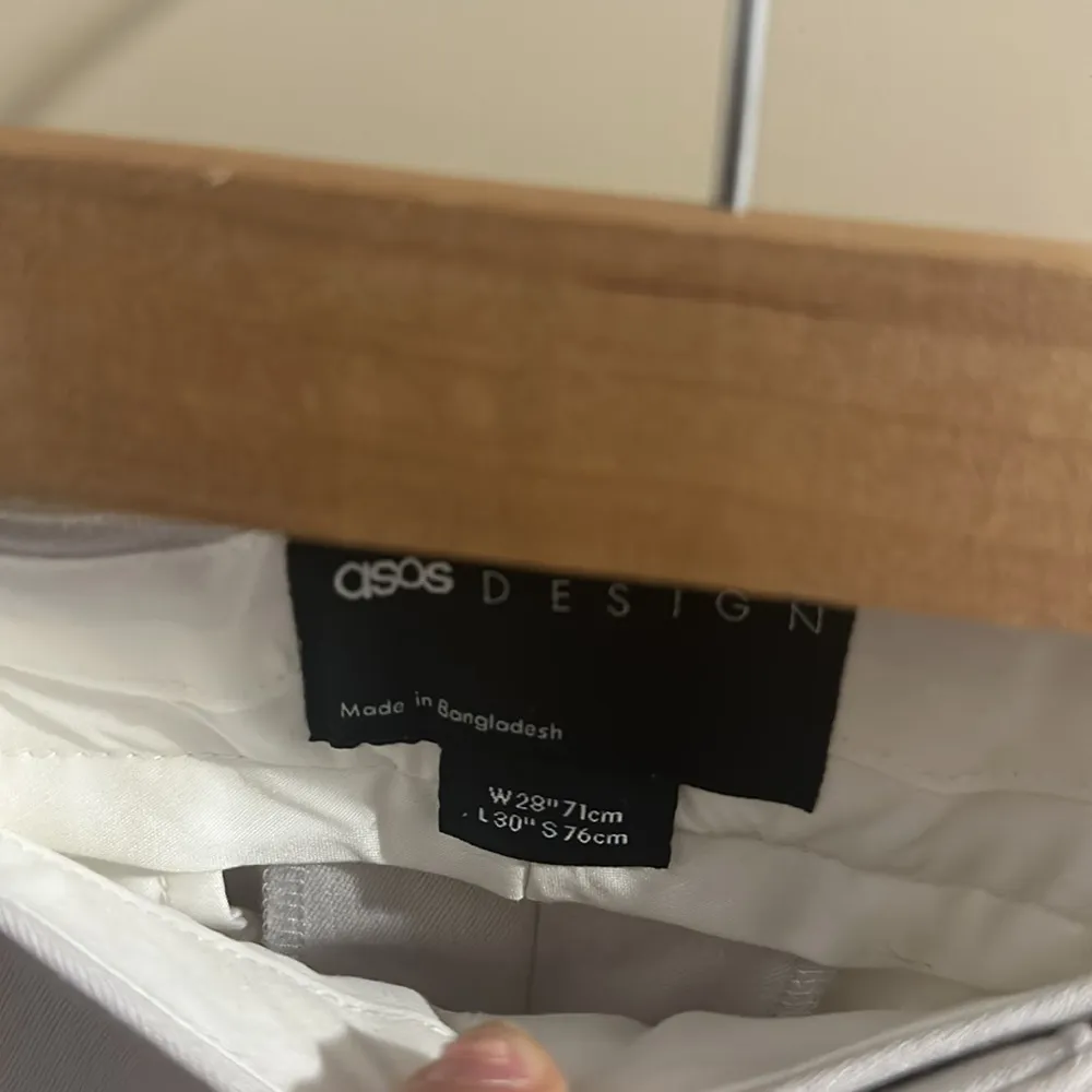 White Business Casual Pants - Image 9