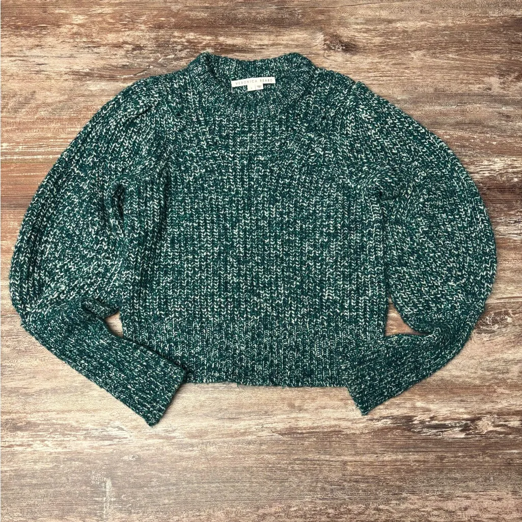 Veronica Beard Green Crew Neck Sweater - Image 8