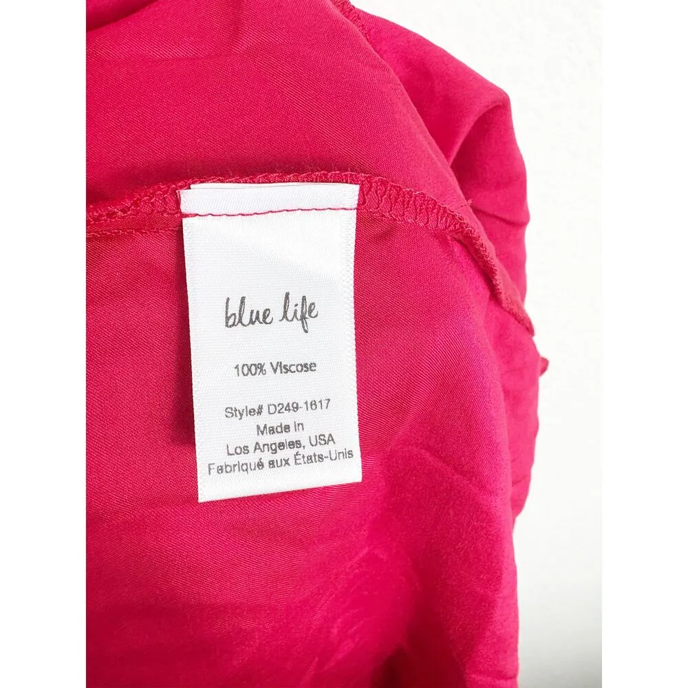 Planet  Tessa Satin Midi Dress Women’s Small Red Slip Dress Cocktail - Image 6