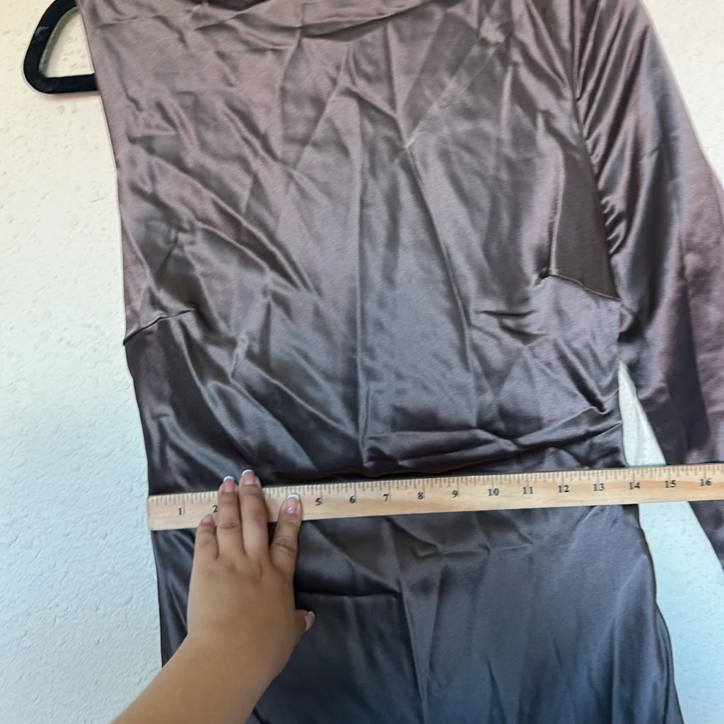 House of Cb ‘Catiana’ Asymmetrical Satin dress NWOT‎ size S - Image 6