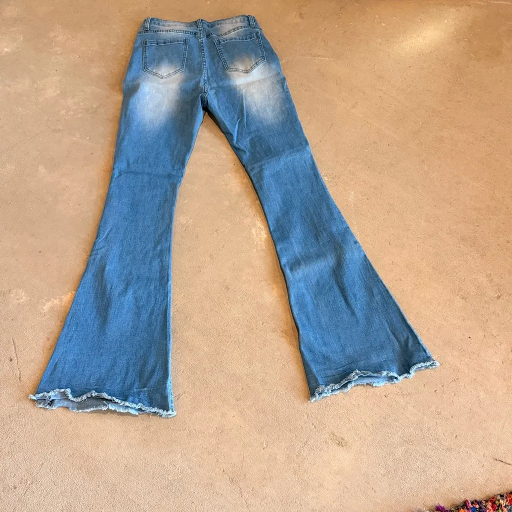 SHEIN Light Blue Wide Leg Jeans - Image 12