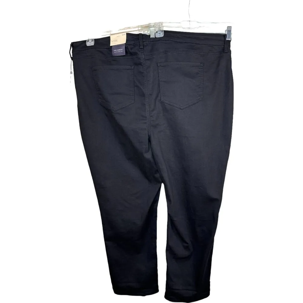 NYDJ Margot Girlfriend Cool Embrace Black 24W Lift Tuck Technology NWT - Image 12