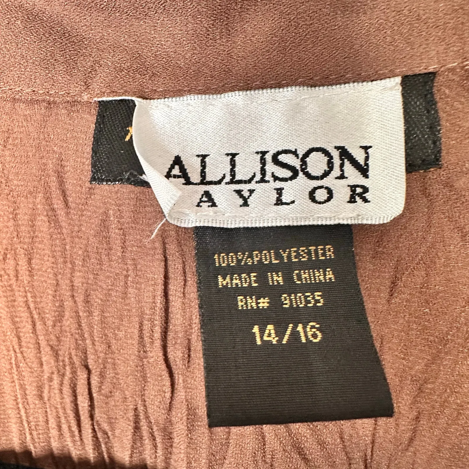 Allison Taylor Y2K 2000's Set of 2 Going Out Ruffle Tops Leopard Print Brown XL - Image 14