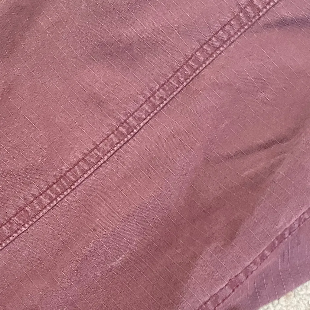 Duluth Trading Co Women’s Shop Square Stovepipe Overalls Red Size XS - Image 4