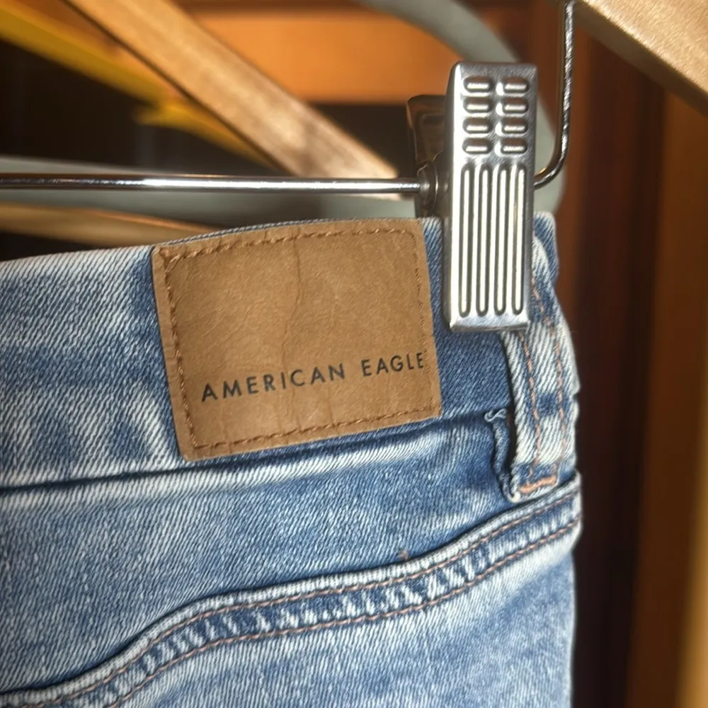 NWT American Eagle Outfitters Curvy Hi-Rise Shortie Stretch Jean Shorts Size 8 - Image 16