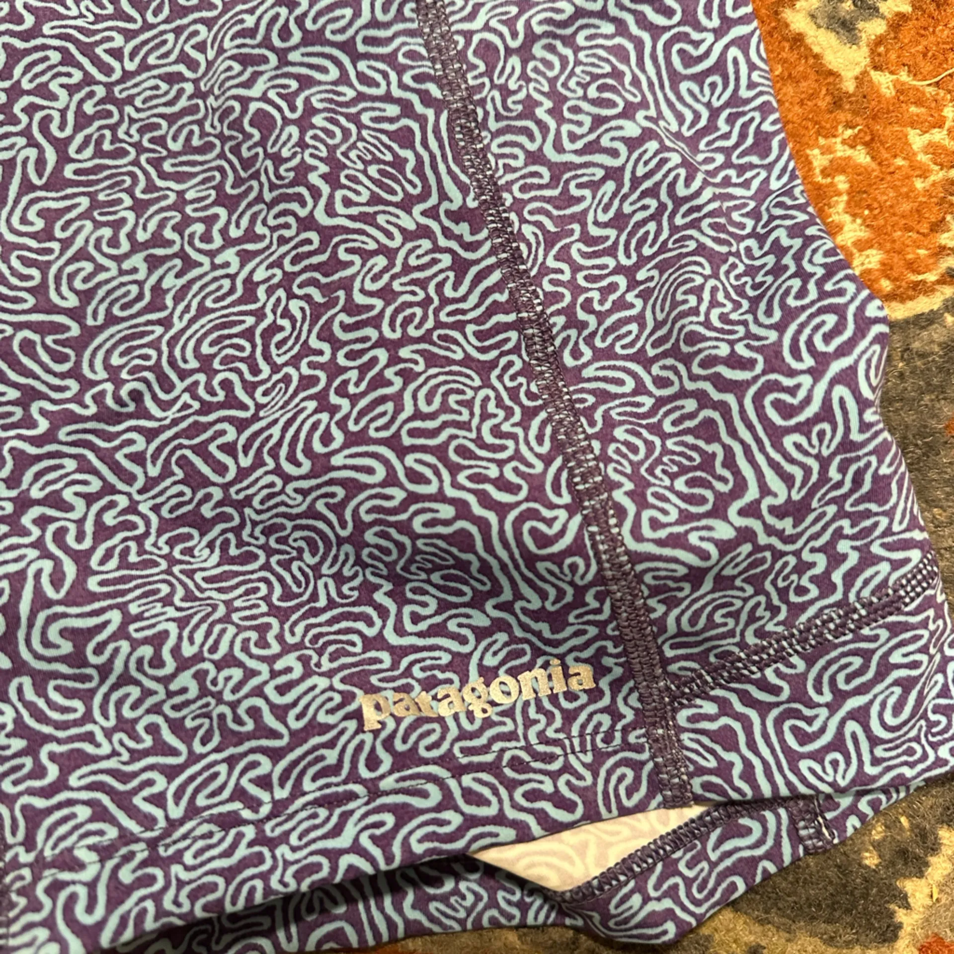 Stylish Blue Patterned Women's biker Shorts - Image 2