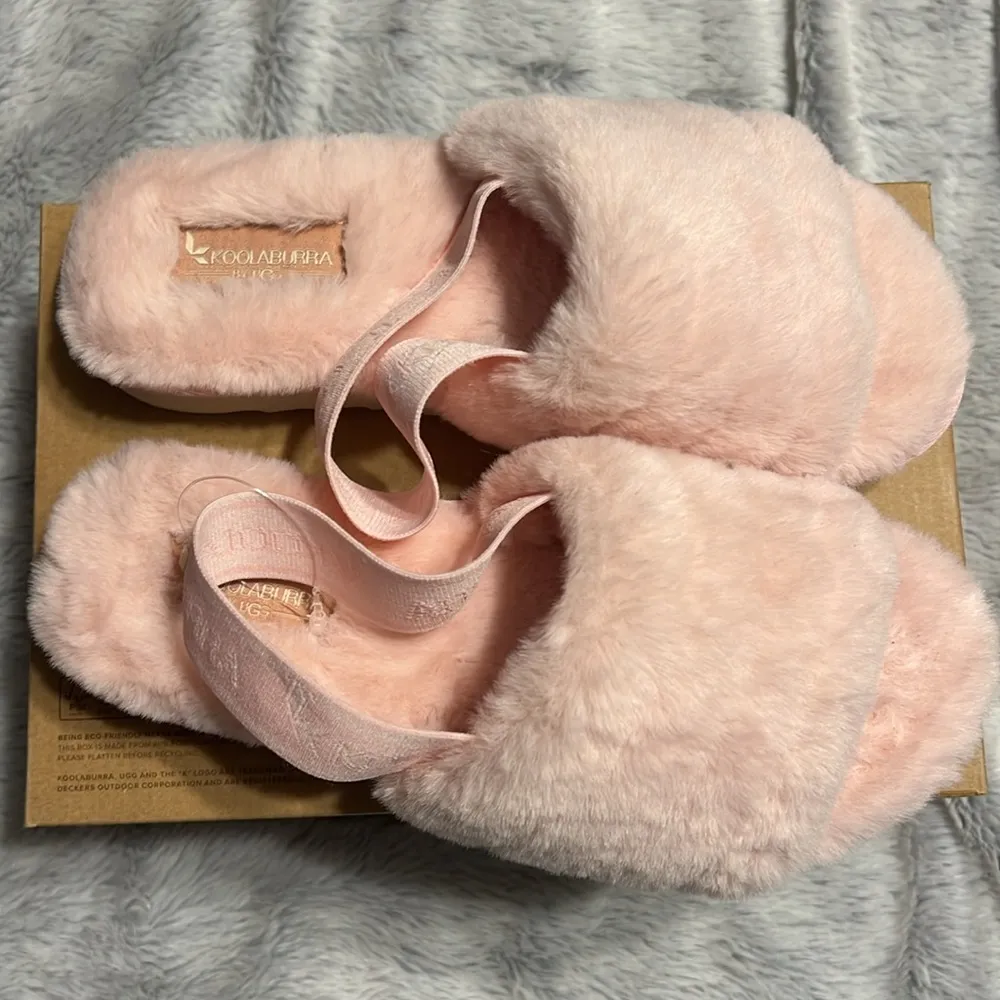 Koolaburra by UGG FuzZ'n ll Faux Fur Slipper Sandals - Image 4
