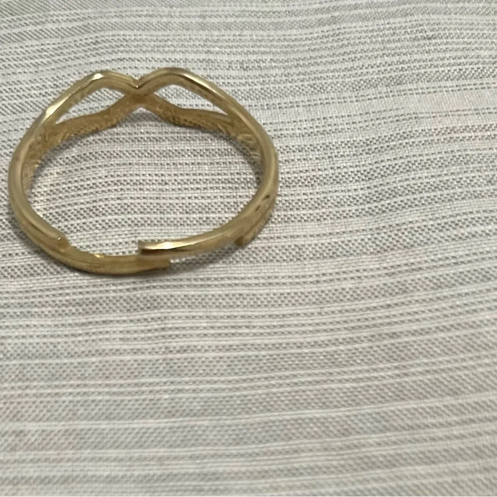 Vintage 50’s Gold Promise Ring - Image 5
