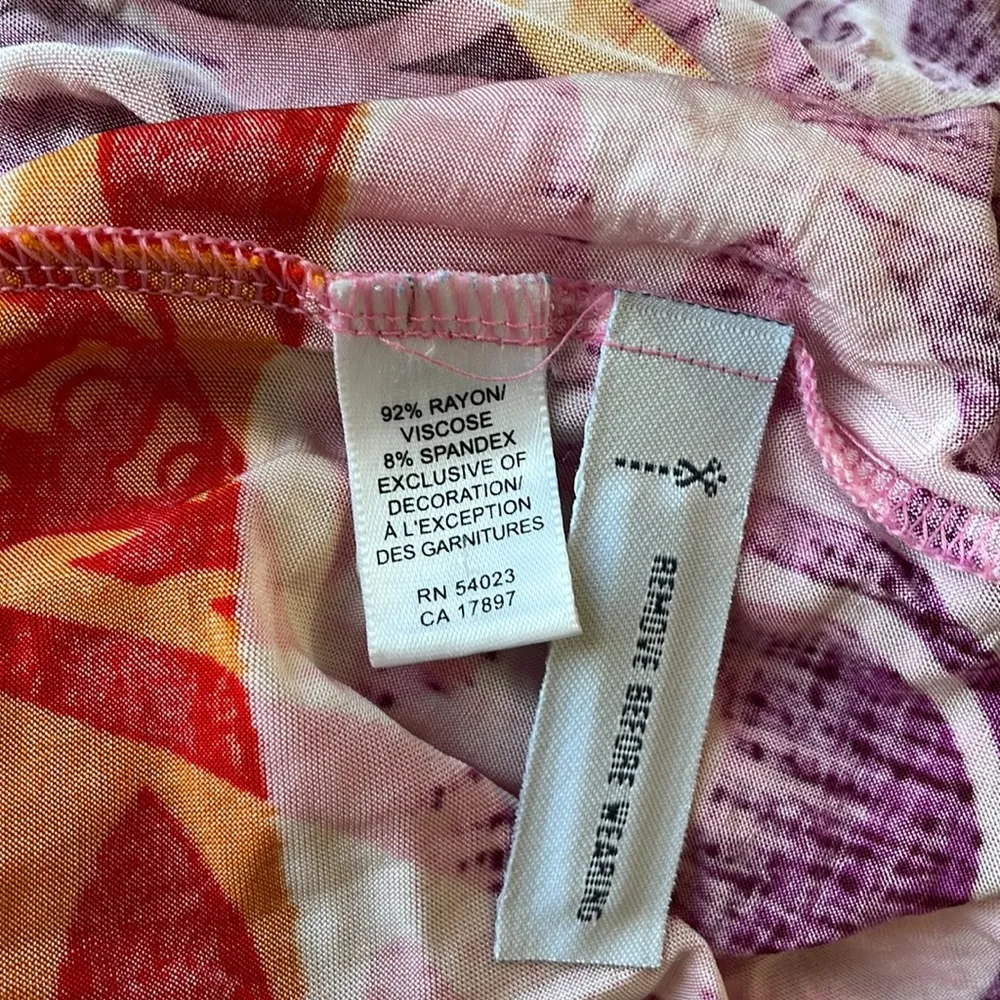 Banana Republic Hawaiian tropical style silky floral tank - Image 4