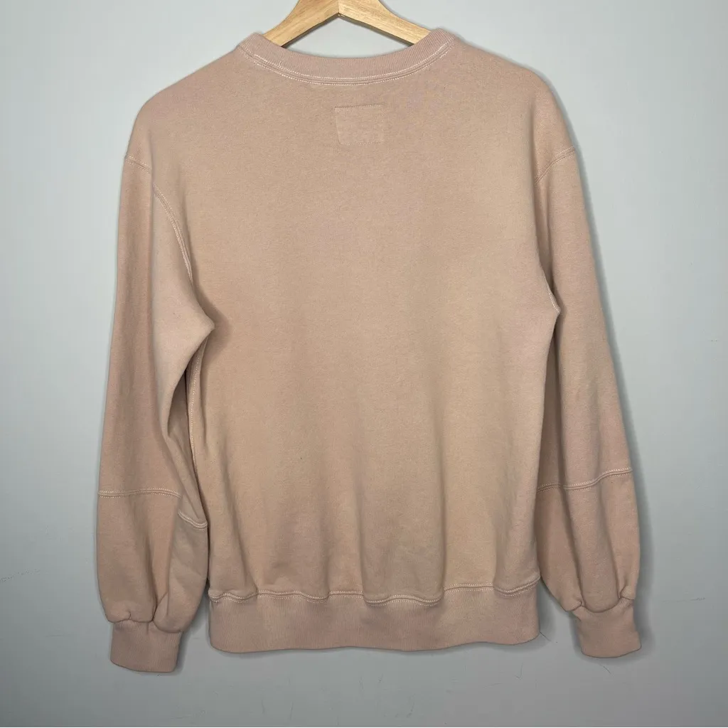 Abercrombie & Fitch Soft Collection Crew Dusty Mauve Sweatshirt (X-Small) - Image 5