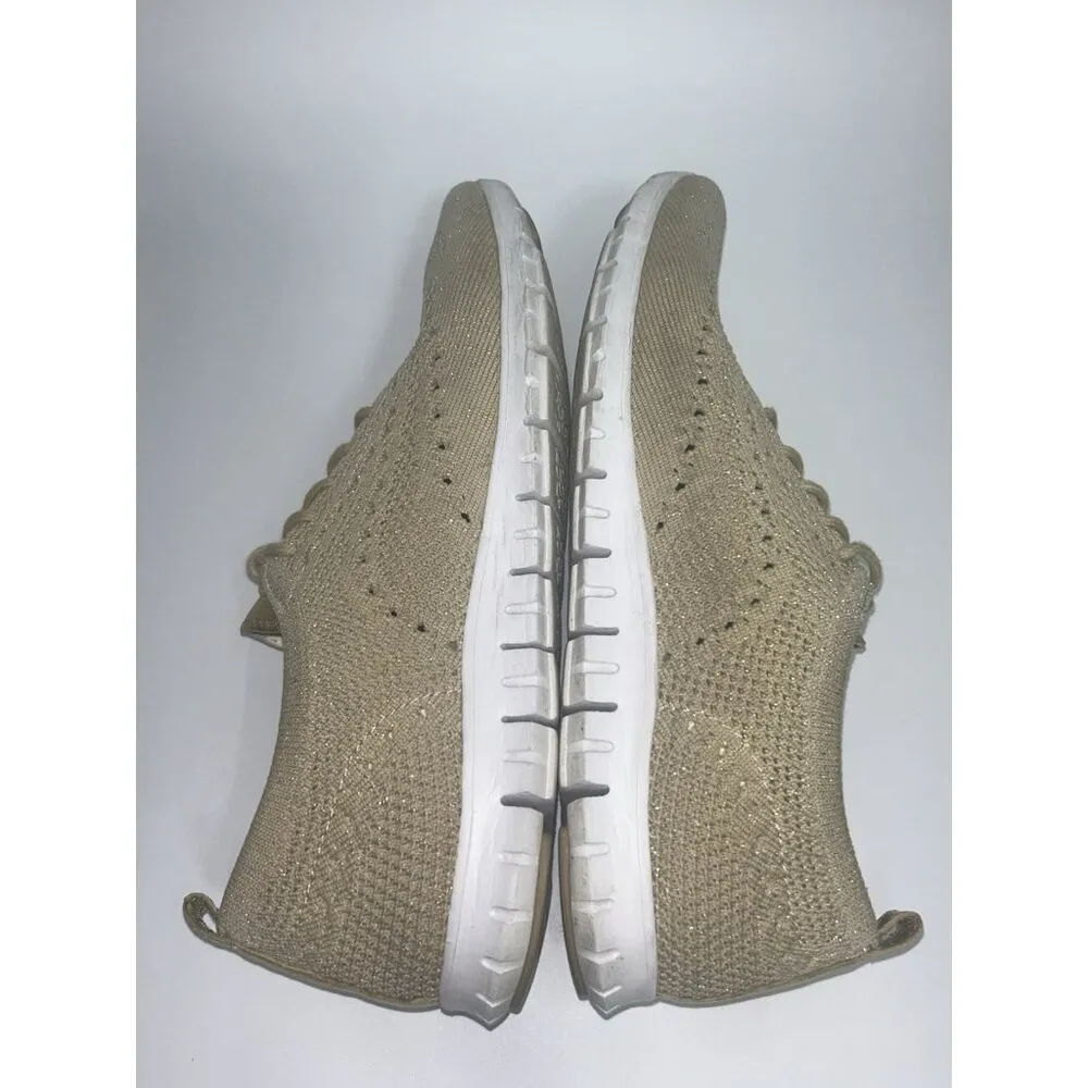 Cole Haan 2.Zerogrand Stitchlite Womens Size 9B Beige Wingtip Oxford Shoes - Image 5