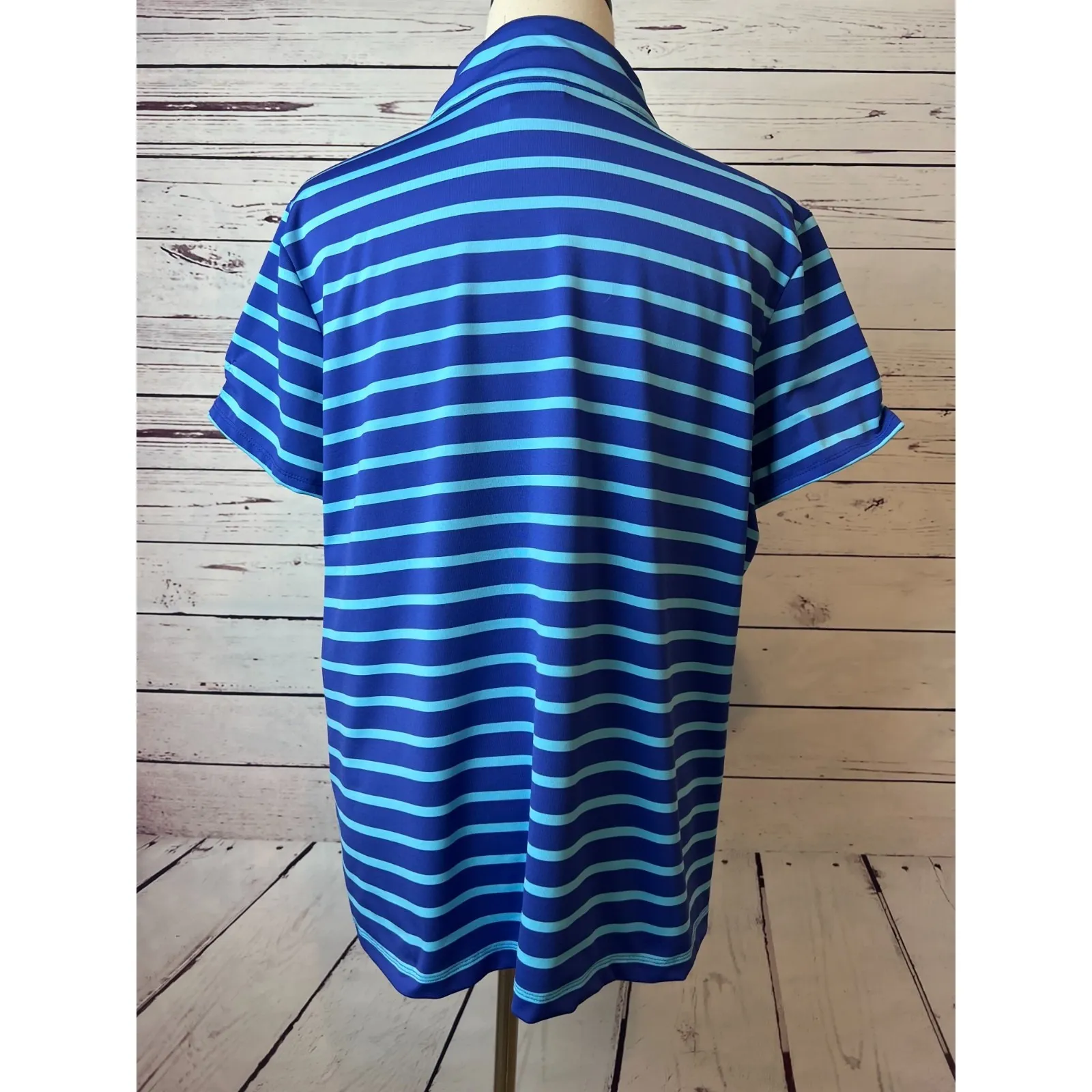 Chicos Zenergy Golf  XL size 3 Extra Large Half Zip‎ Athletic Top Short Sleeve - Image 3