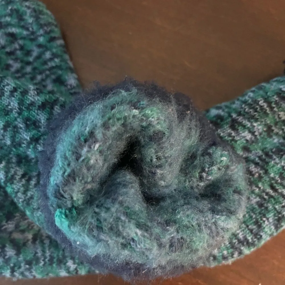 Fluffy Thermal Socks Blue - Image 2