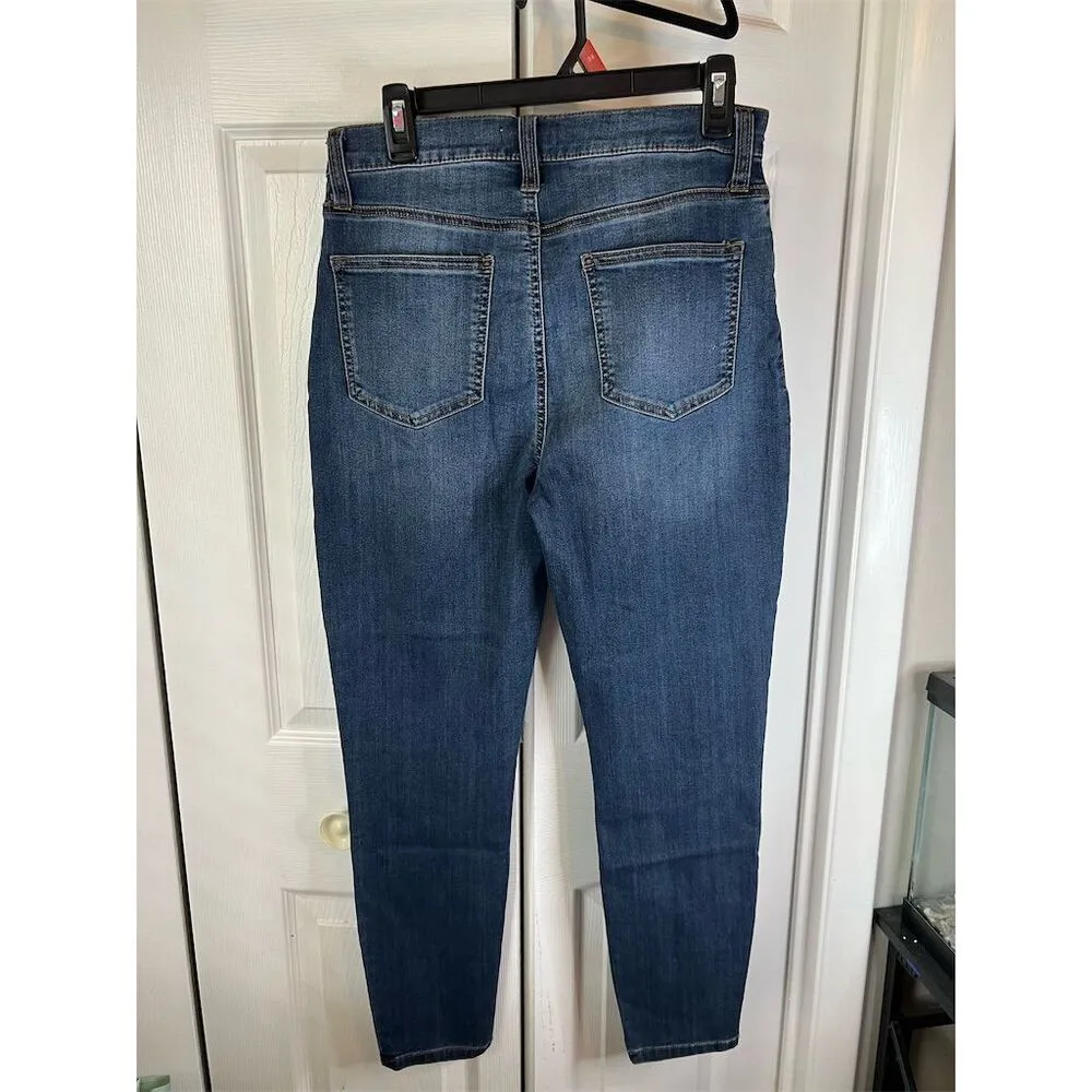 Altard State Women's 10" High-Rise Skinny Button Fly Jeans Size 9 Blue D… - Image 3