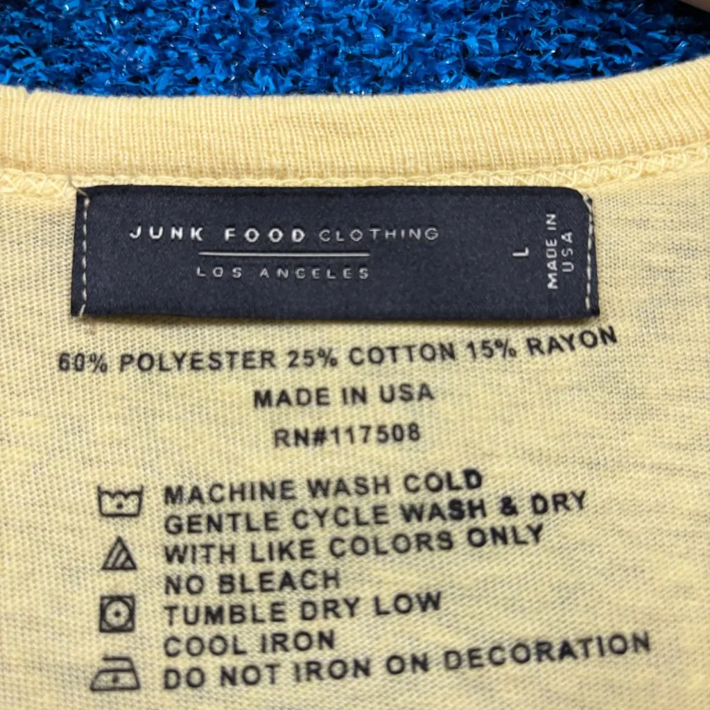 Miller High Life Club Cheers Champaign of Beers Crop Top L Yellow Size L - Image 4