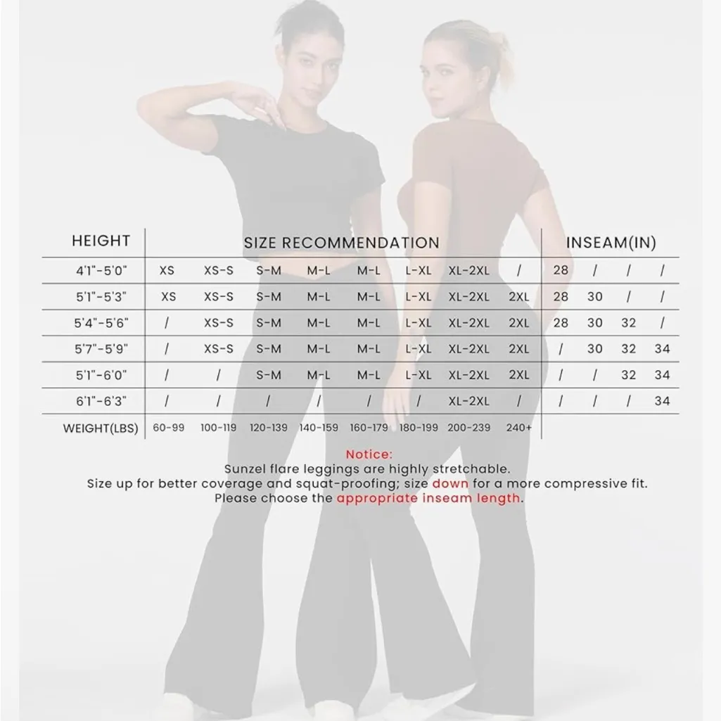 High waist crossover flare legging Black Size XS - Image 3