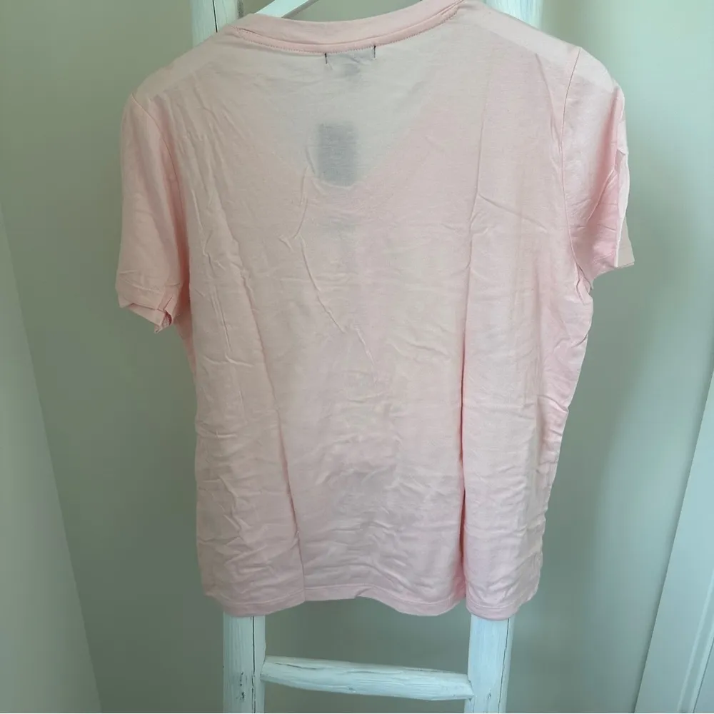 RDI Pink Scoop Neck Short Sleeve Tee Size Large - Image 2