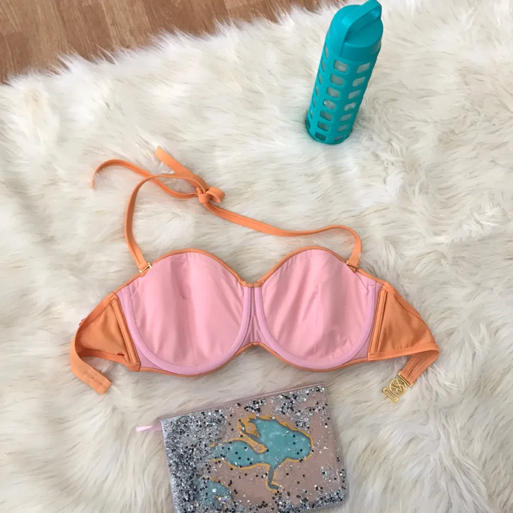Cute peach vintage Victoria secrets swim top s - Image 6
