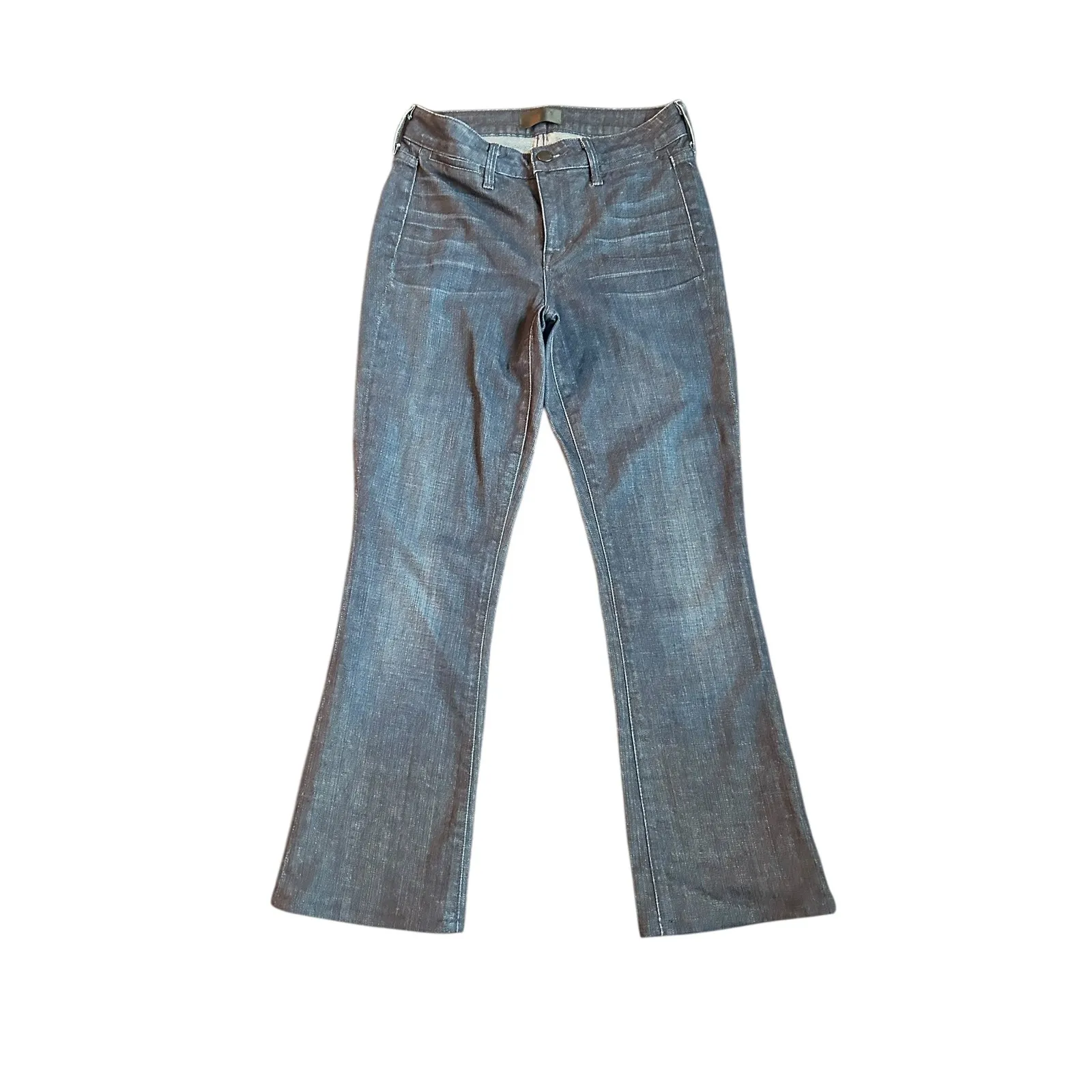 Vince Taylor High Rise Bootcut Dark Resin Wash Denim Jeans Women's Size 26 - Image 4