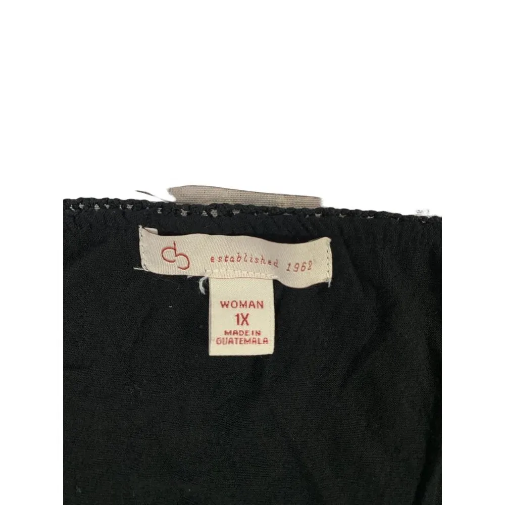 Dressbarn Women's Black Knitted Top - Image 3