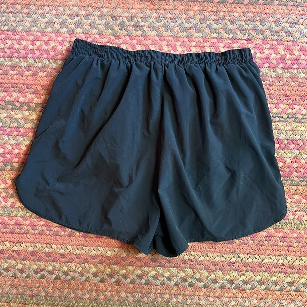 STELLE BLACK BASIC RUNNING ATHLETIC SHORTS Size L - Image 5
