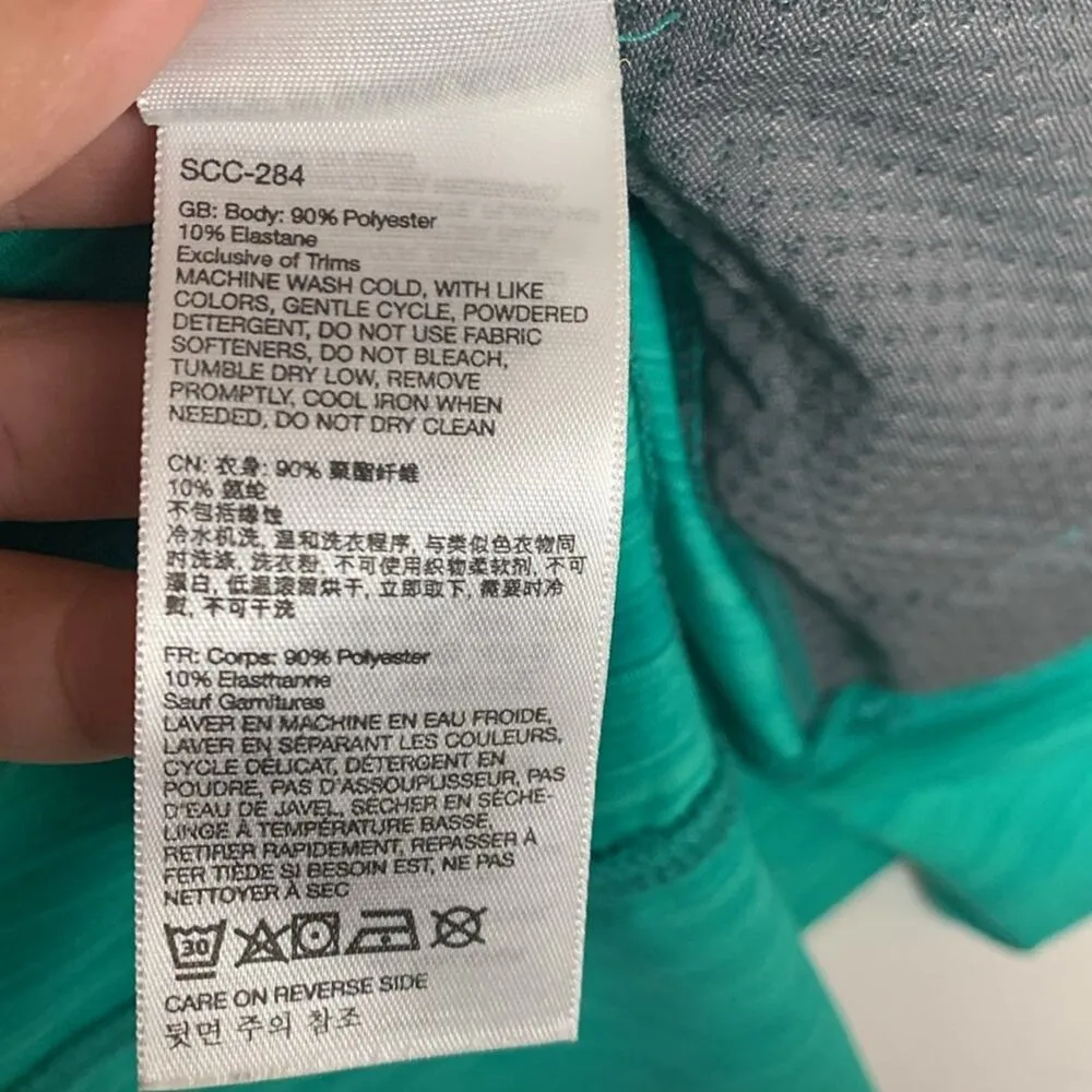 marmot women's large green full zip lightweight jacket sweatshirt athletic out - Image 10