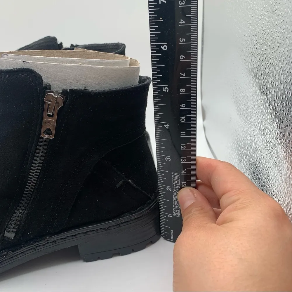 NWOB Eric Michael Napoli black suede ankle bootie size 36 US 6 women 680 - Image 4