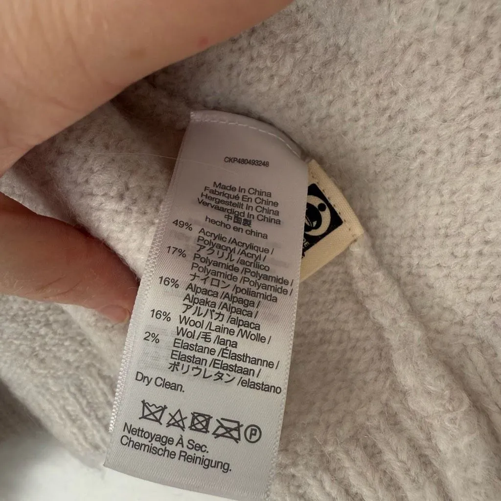 Madewell Women’s Large Brushed Vneck Sweater - Image 3