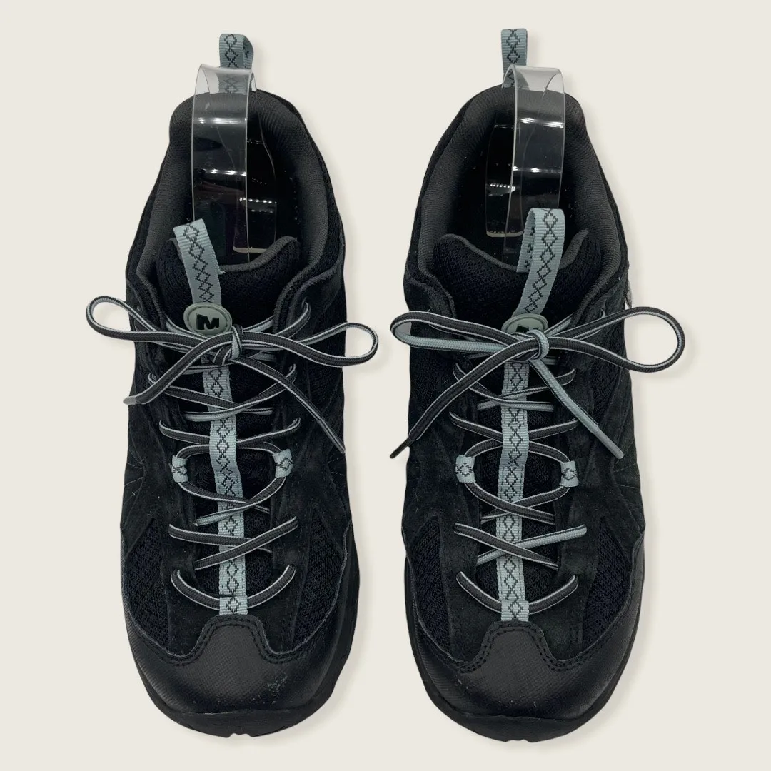 Merrell Avian Light All Black Leather Lace Up Low Top Hiking Sneaker J09488 9.5 - Image 3