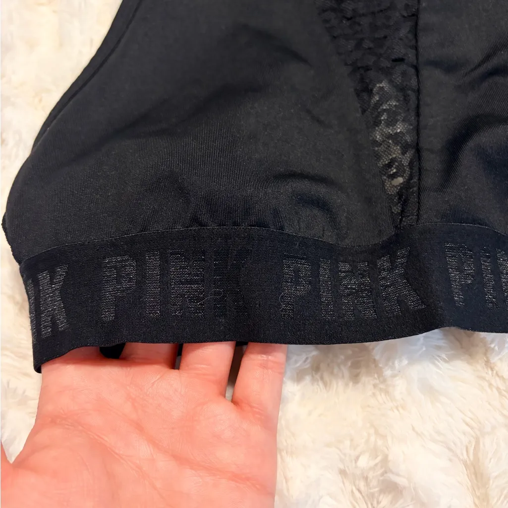 Victoria’s Secret PINK black leopard sports bra - Image 5